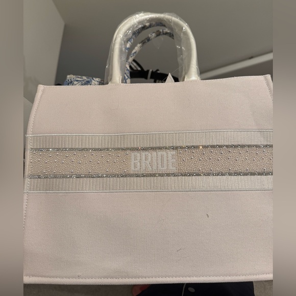 Betsey Johnson Handbags - Elegant Cream Bride Tote Bag